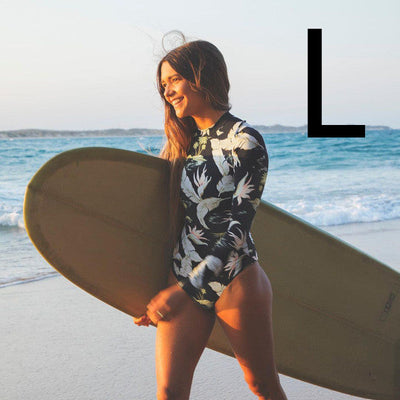 Sexy Surf Long Sleeve Swimwear Women L Style