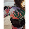 Floral Pattern Kite and Surf Rashguard Swimsuit