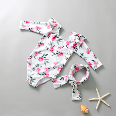 Girls Swimsuit Hot Spring Children Baby Swimsuit Women